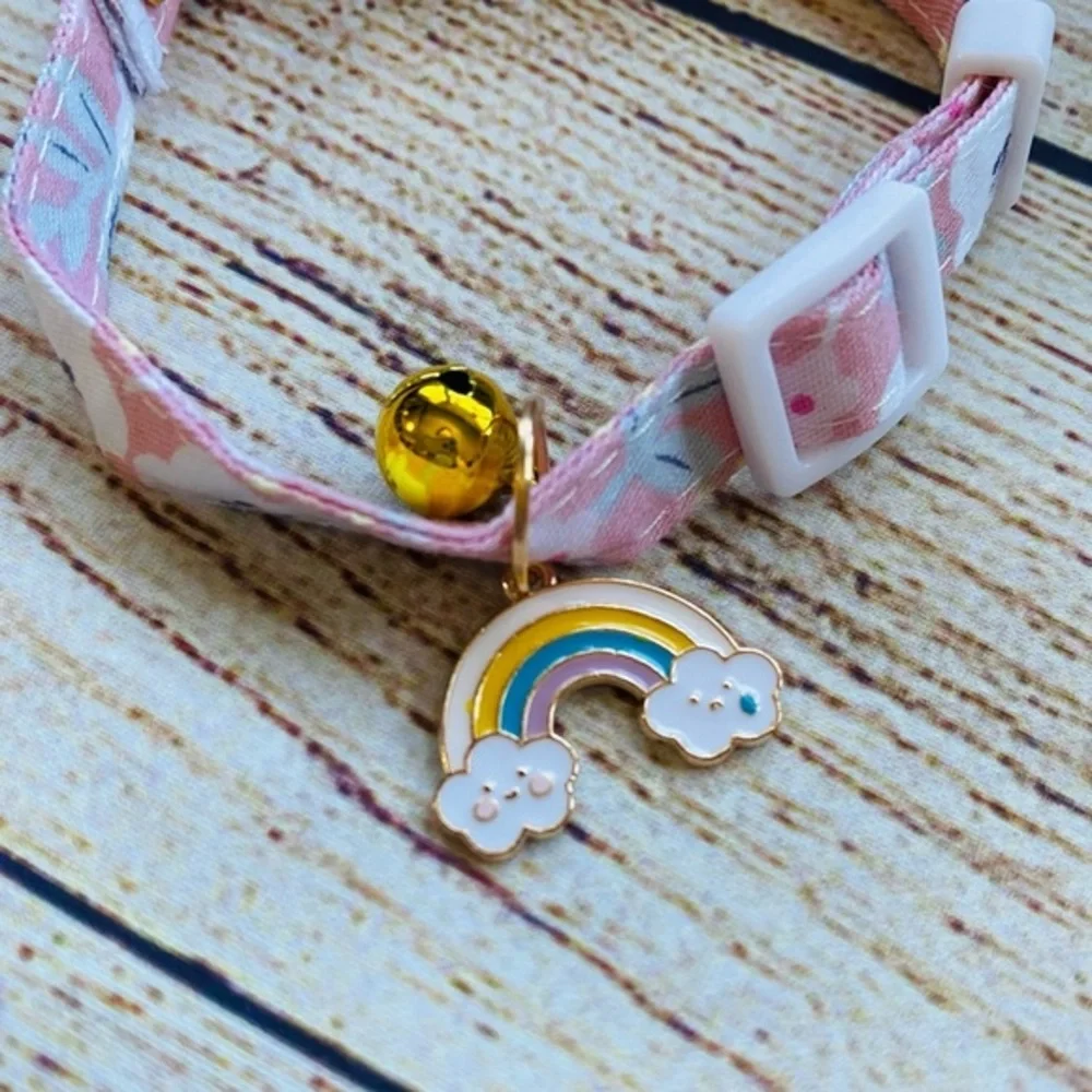 🌈 Rainbow Cloud ☁️ Cat Collar